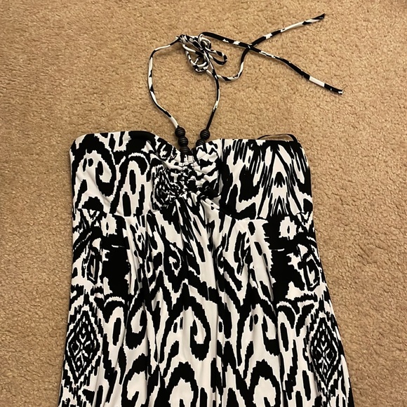 Womens Saint Tropez West Black and White Dress. Size 6 - Picture 3 of 4